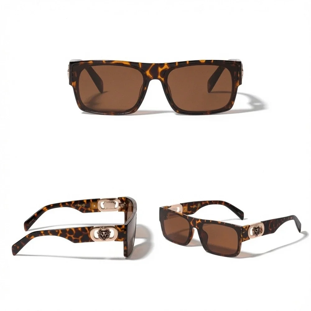 Mens Tortoise Sunglasses Eyewear Luxury Aesthetic Suede Jacket Style 90s Fashion